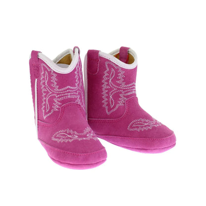 Ariat Infant Casanova Style Lil' Stompers Boots In Hot Pink