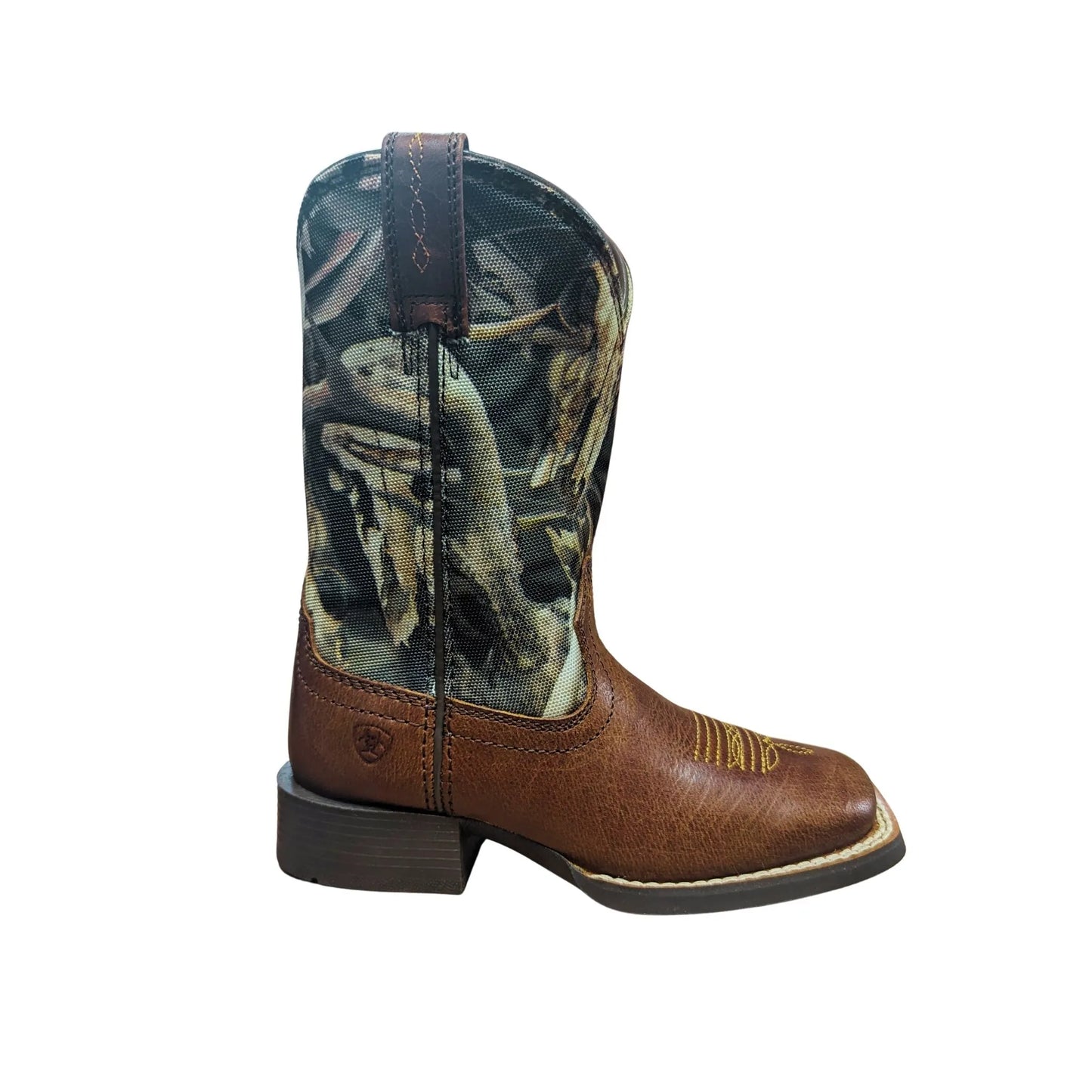 Ariat Kid’s Cowboy Boots Quickdraw Camo 10015389 -Clearance
