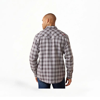 Ariat Men's Flame-Resistant Rob Snap Long Sleeve Work Shirt