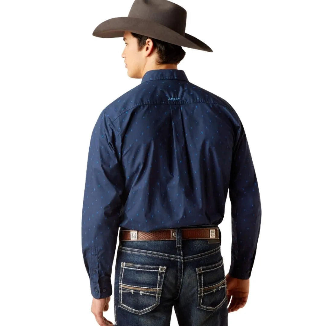 Ariat Men's Pollerd Fitted Shirt weis-western-wear