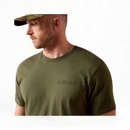 Ariat Men's Green Rust Serape Shield T-Shirt