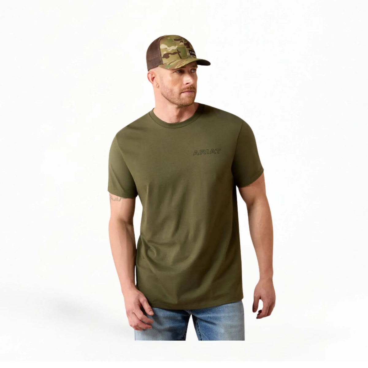 Ariat Men's Green Rust Serape Shield T-Shirt