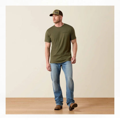 Ariat Men's Green Rust Serape Shield T-Shirt
