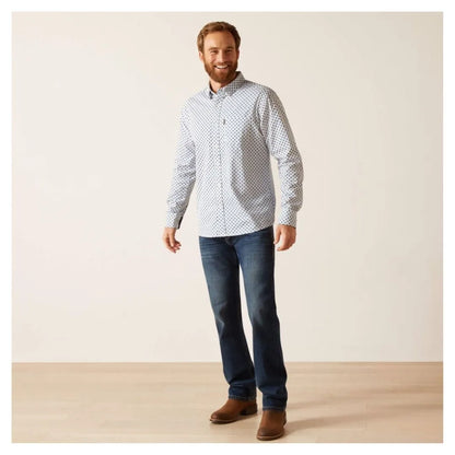Ariat Men's Mac Stretch Modern Fit Shirt weis-western-wear