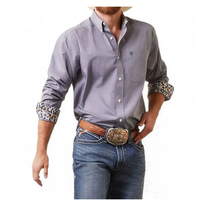 Ariat Men’s Shirt Casual Long Sleeve Wrinkle Free