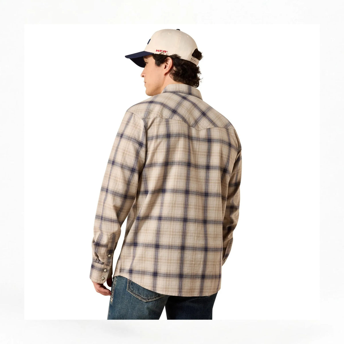 Ariat Mens Retro Hudde Fitted Snap Shirt