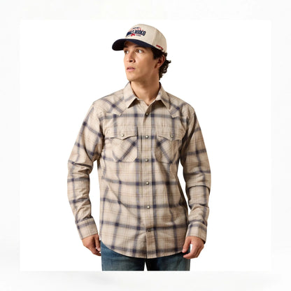 Ariat Mens Retro Hudde Fitted Snap Shirt