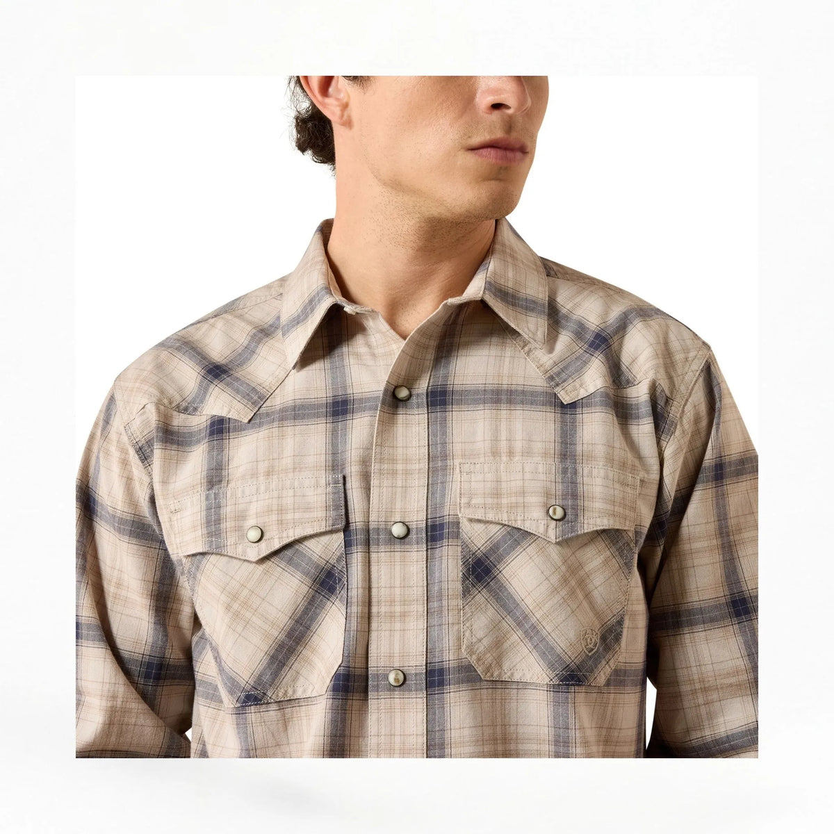 Ariat Mens Retro Hudde Fitted Snap Shirt