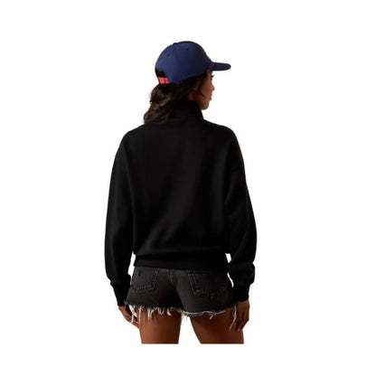 Ariat Women's 1/2 Zip Sweatshirt In Black