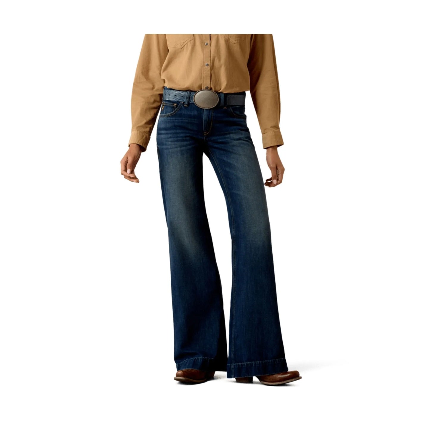 Ariat Women's Perfect Rise Petra Flipside Wide Leg Jeans