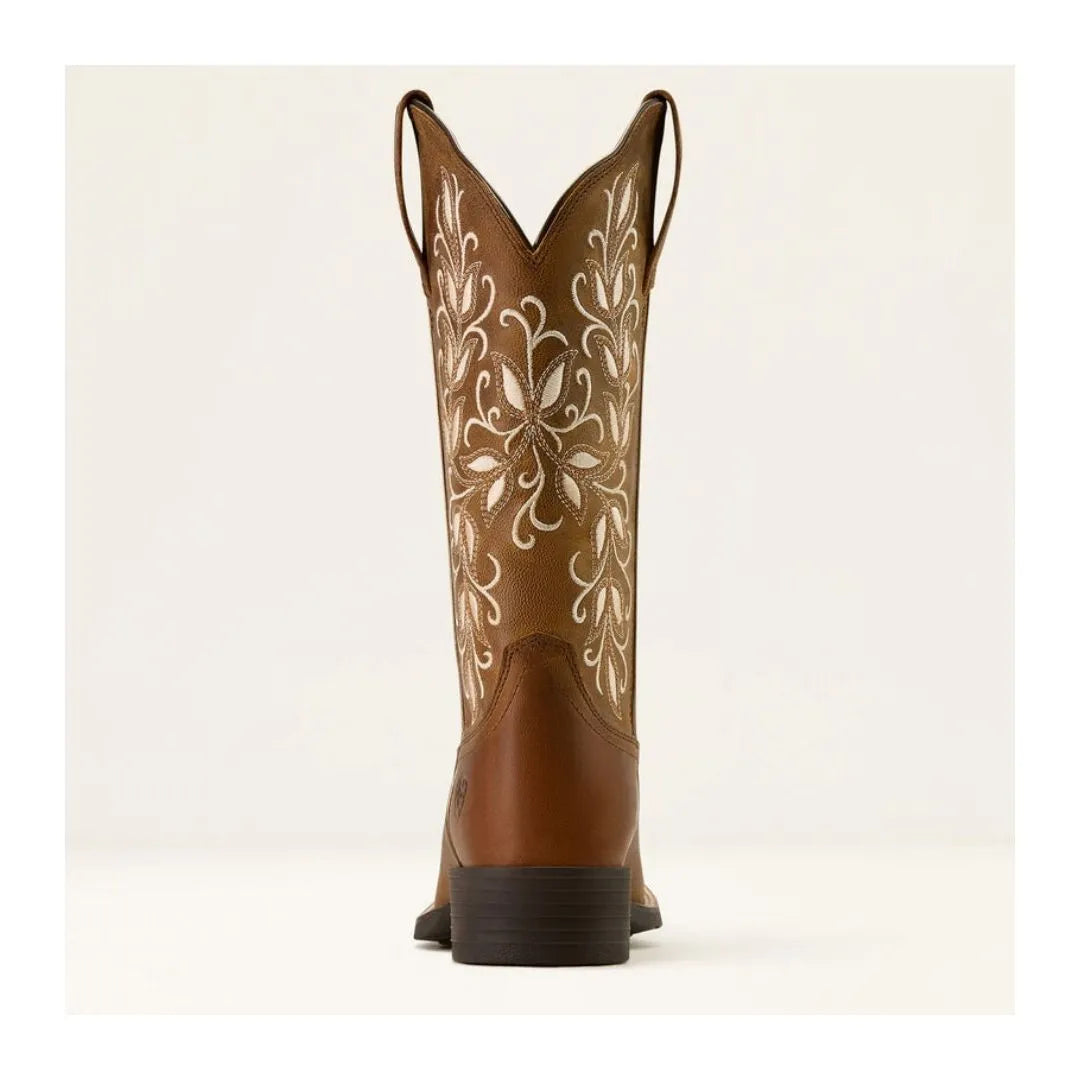 Ariat Women's Round Up Holly Wide Square Toe Boot weis-western-wear
