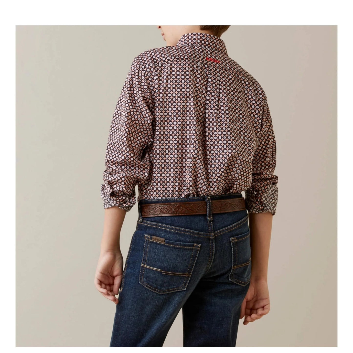 Ariat Boy's Shirt Long Sleeve Button Down