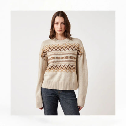 Ariat Women's Lodge Sweater Oatmeal Heather