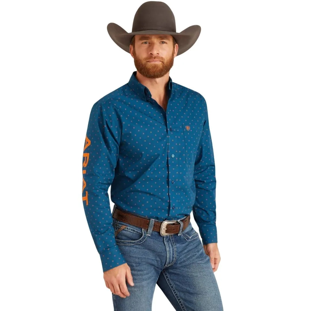 Ariat Men's Team Clarence Fitted Shirt weis-western-wear