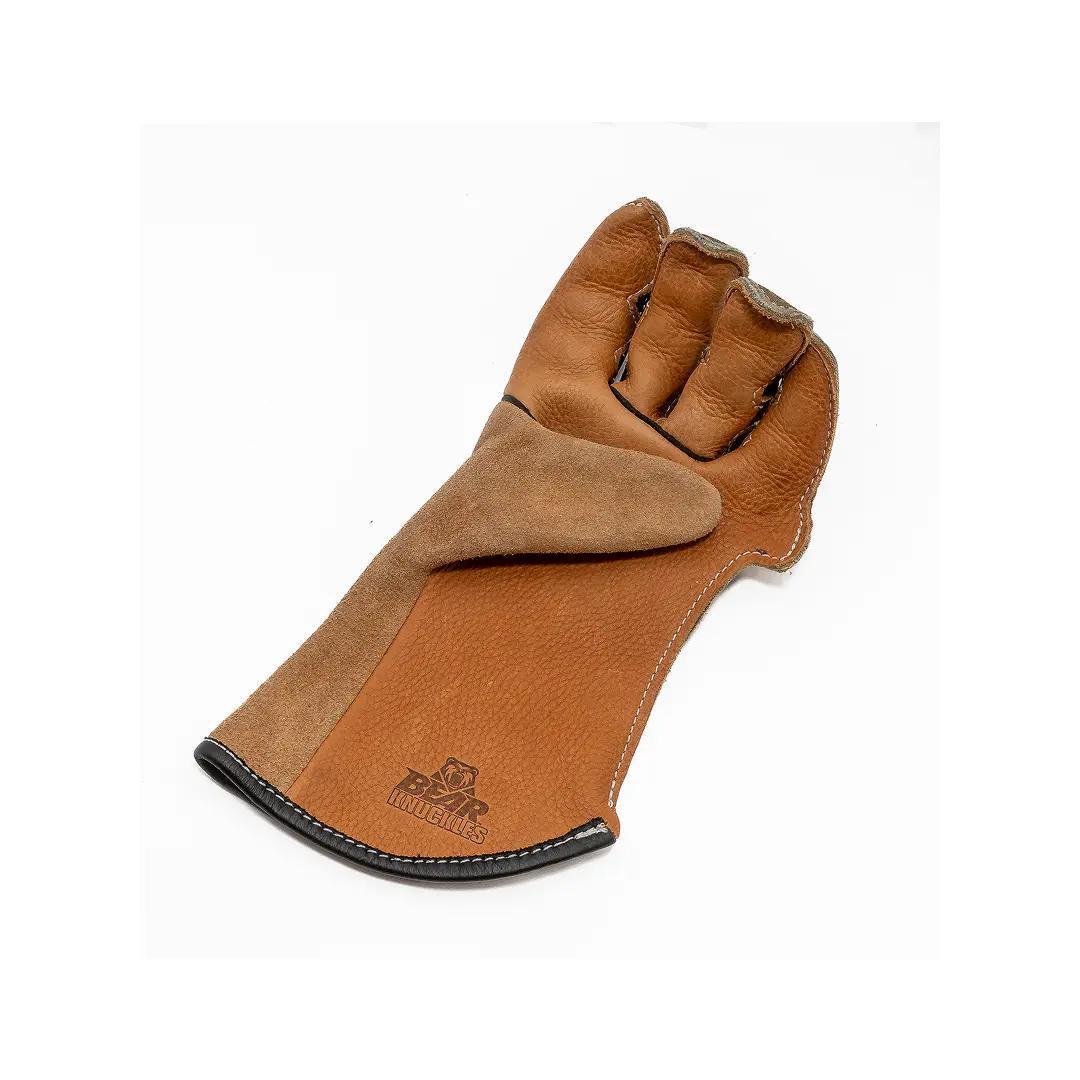 B Bar B Left-Hand Double Wedge Bareback Riding Glove - Unpadded