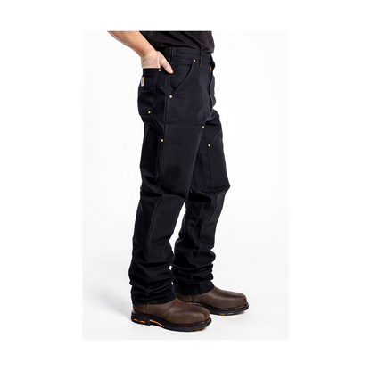 Carhartt Work Men's Pants Duck Double-Front B01 Black