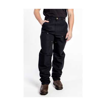 Carhartt Work Men's Pants Duck Double-Front B01 Black – Wei's