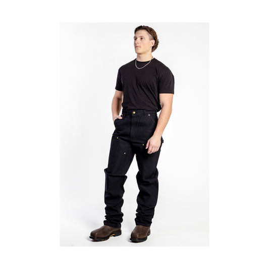 Carhartt Work Men's Pants Duck Double-Front B01 Black