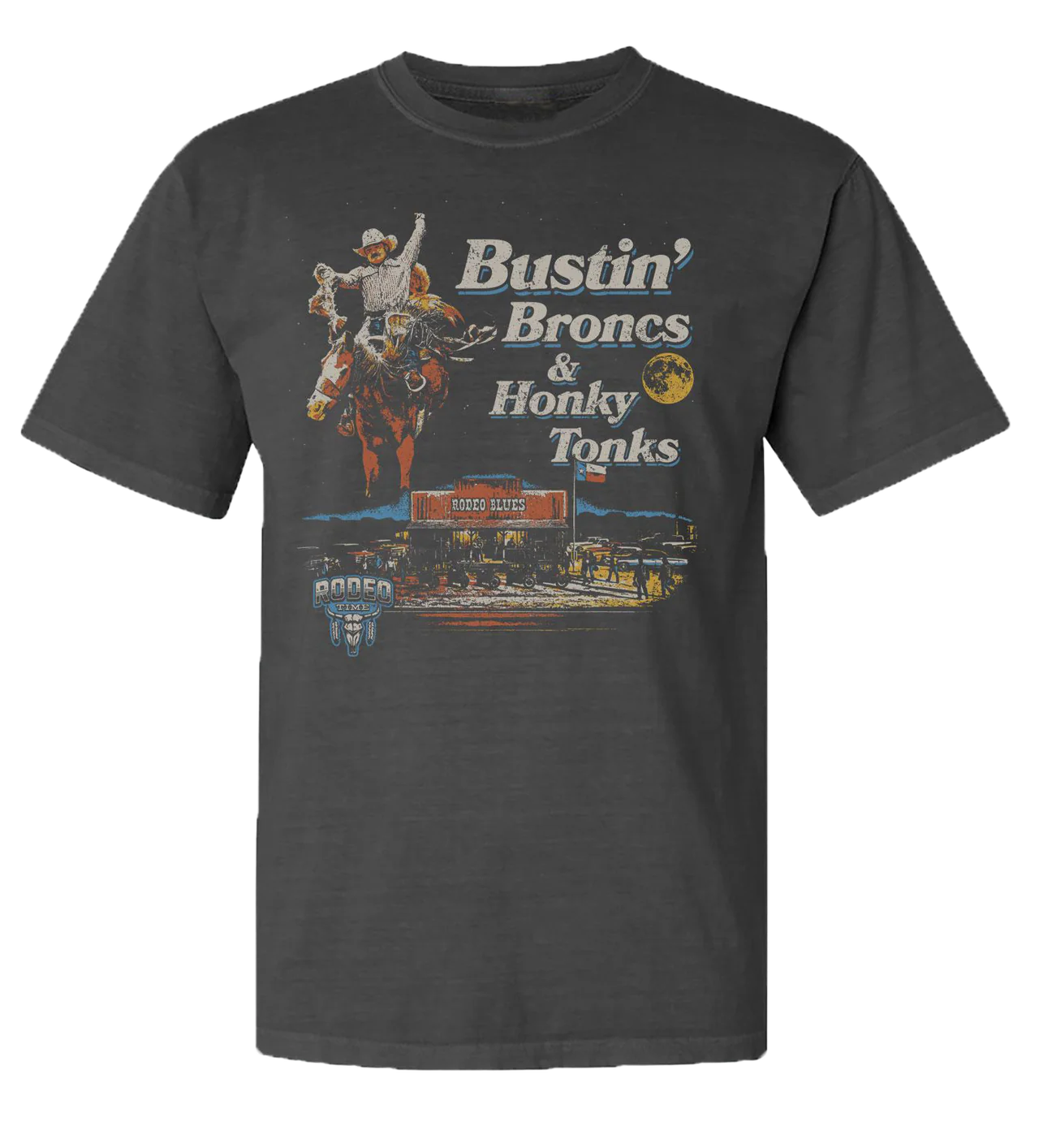 Rodeo Time Bustin Broncs & Honky Tonks T weis-western-wear