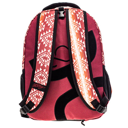 Hooey "Recess" Backpack Maroon/Aztec weis-western-wear