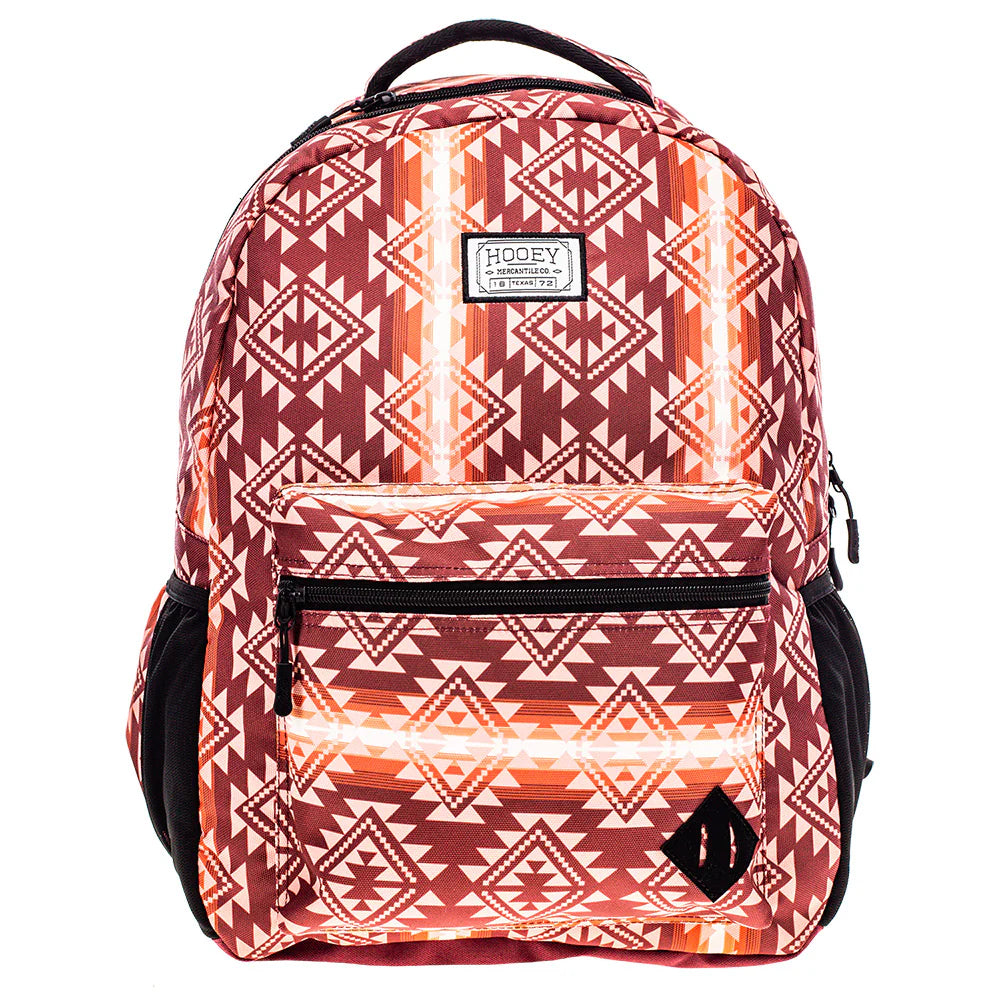 Hooey "Recess" Backpack Maroon/Aztec weis-western-wear