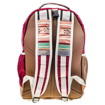 Hooey OX Backpack Burgundy/Tan w/Aztec weis-western-wear