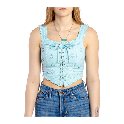 Rock & Roll  Women’s Tank Top Light Turquoise