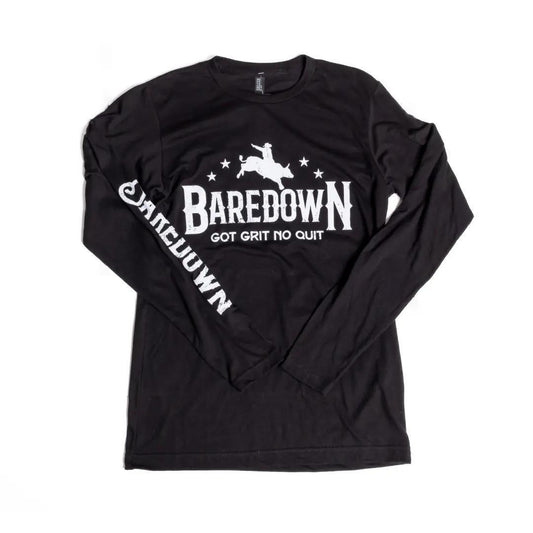 Baredown Brand Unisex Shirt Long Sleeve Bull Rider Graphic