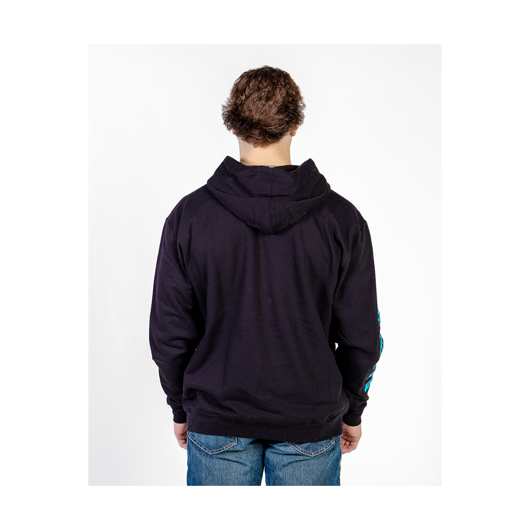 Baredown Brand Hoodie Cow Poke Teal Logo