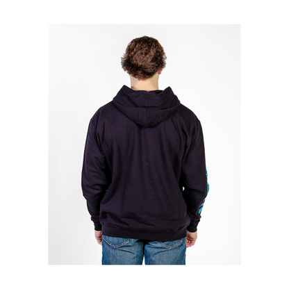 Baredown Brand Hoodie Cow Poke Teal Logo