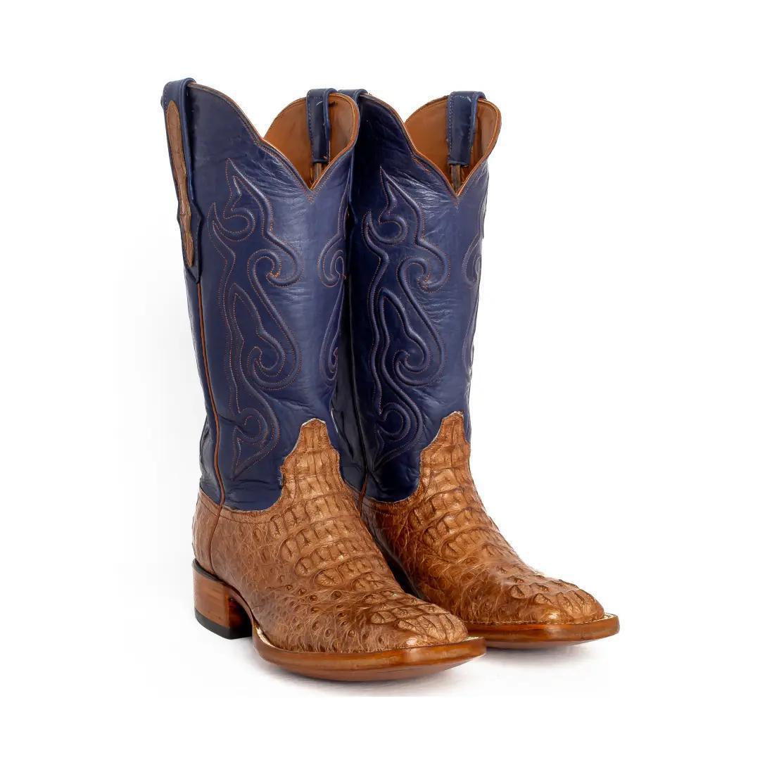 Black Jack Women's Cowboy Boots 13" Exotic Caiman Belly 3764-01