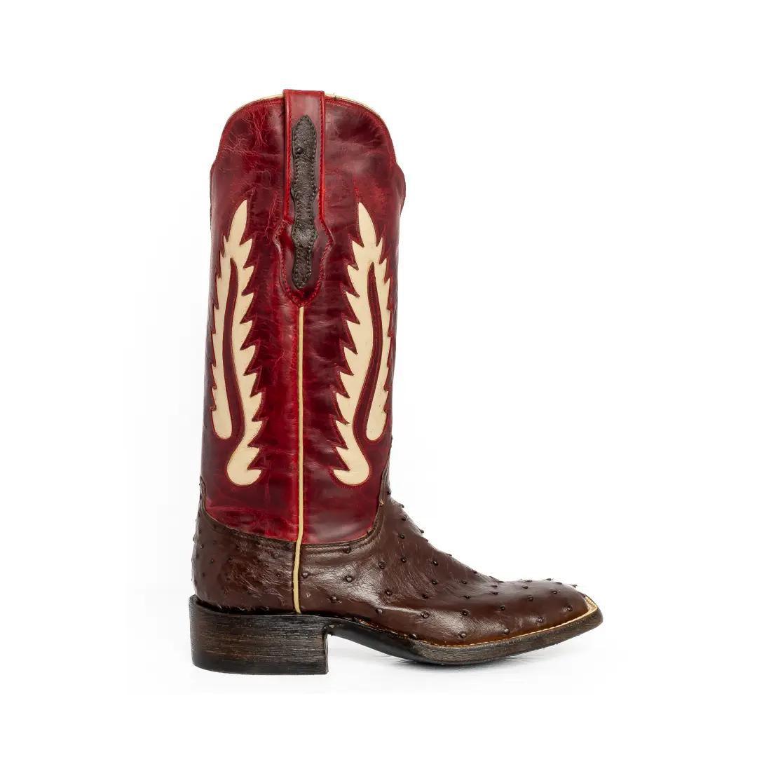 Black Jack Women's Cowboy Boots 13" Full Quill Ostrich 3762-01