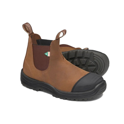 Blundstone Work Boots CSA Steel Toe Rubber Toe Cap 169