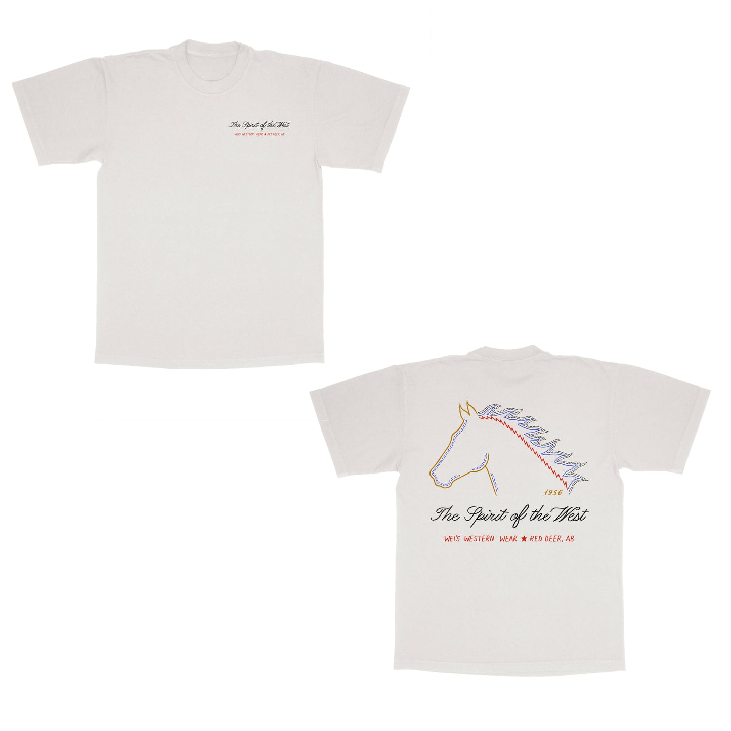 Wei's Horse Stitch 70th Anniversary T-shirt weis-western-wear