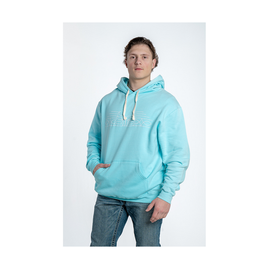 Baredown Bootstitch Aqua Hoodie