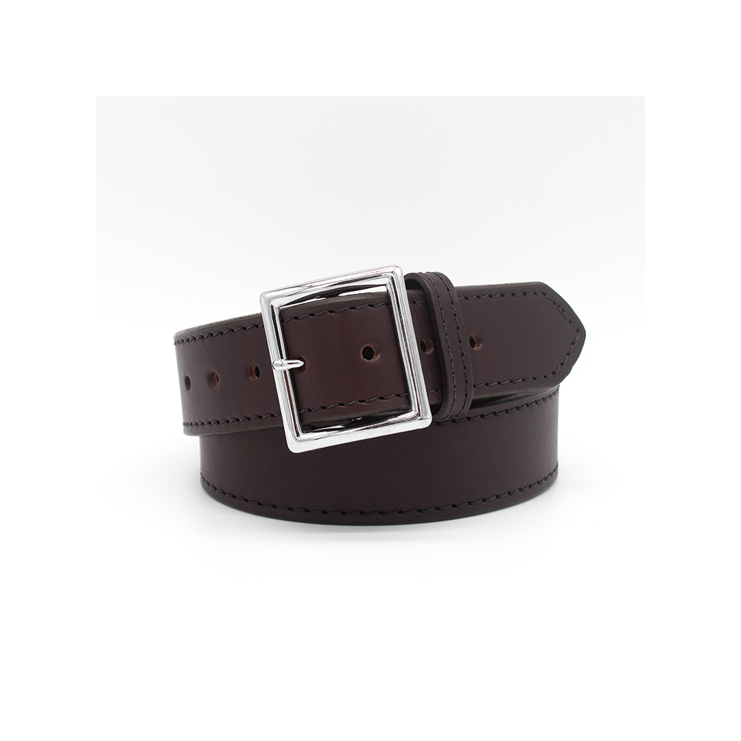 Boston Leather 1.75″ 10-12 Oz, Stitched Edge Garrison Belt weis-western-wear