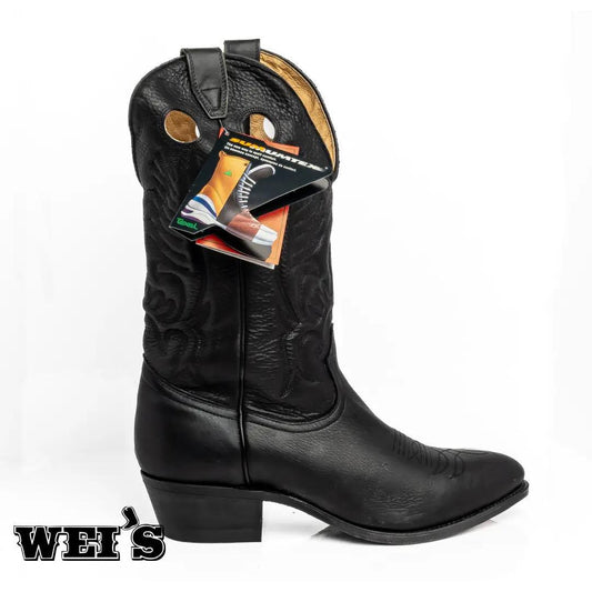 Boulet Men's Cowboy Boots Black 0068 - CLEARANCE