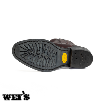 Boulet Men's Cowboy Work Boots 14" CSA Steel Toe Cowboy Heel Vibram Sole