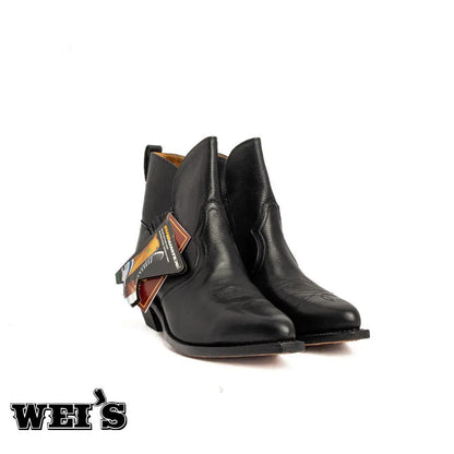 Boulet Men's Deer Tan Leather Cowboy Boots