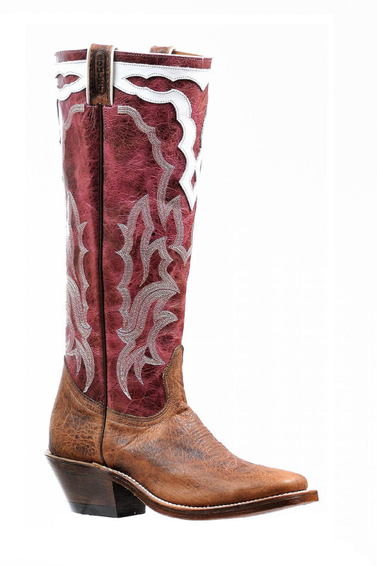 Boulet Women's "Magenta" 16" Cowgirl Boots