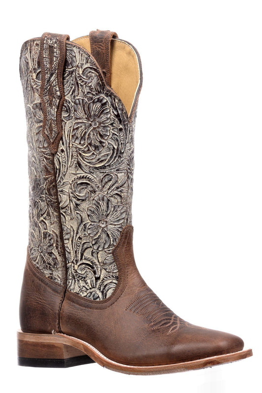 Boulet Women's "Navajo Honey" 12" Leather Cowgirl Boots