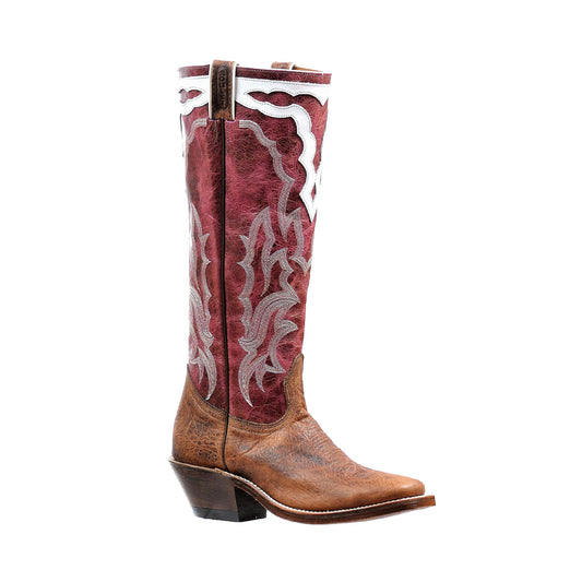 Boulet Women's "Magenta" 16" Cowgirl Boots