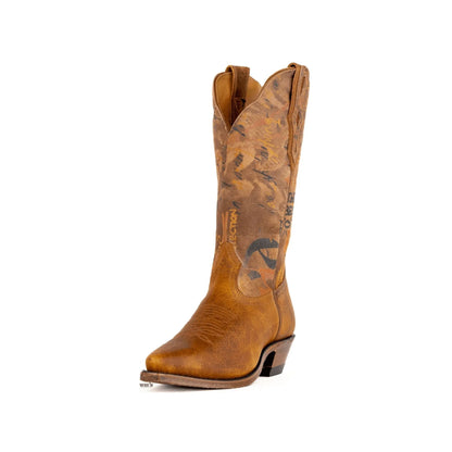Boulet Cowgirl Boot Bullhide Fashion Snip J Toe Cowboy Heel – Women's