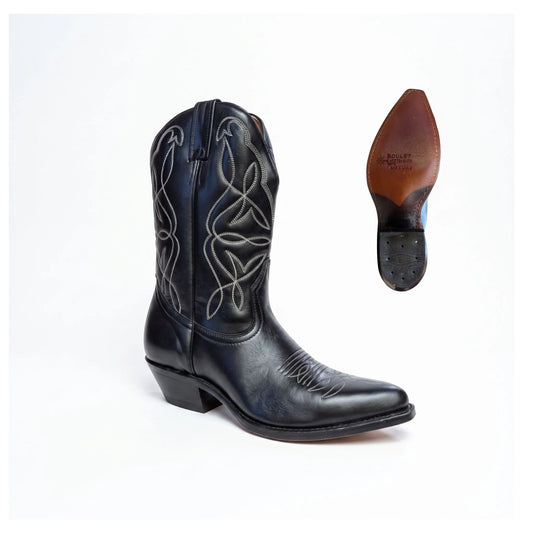 Boulet Women's Embroidered Cowgirl Western Boot - Clearance