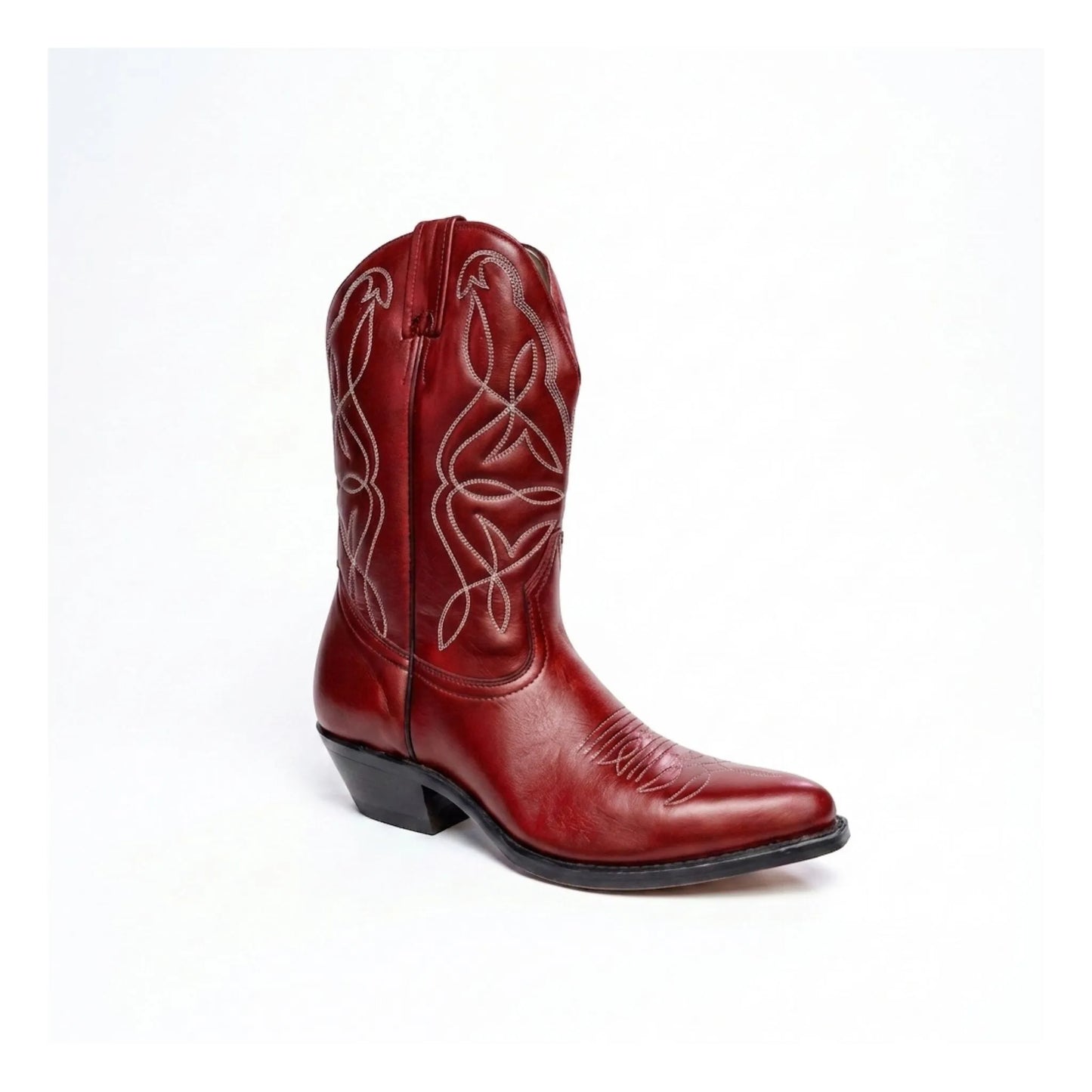 Boulet Women's Embroidered Cowgirl Western Boot - Clearance