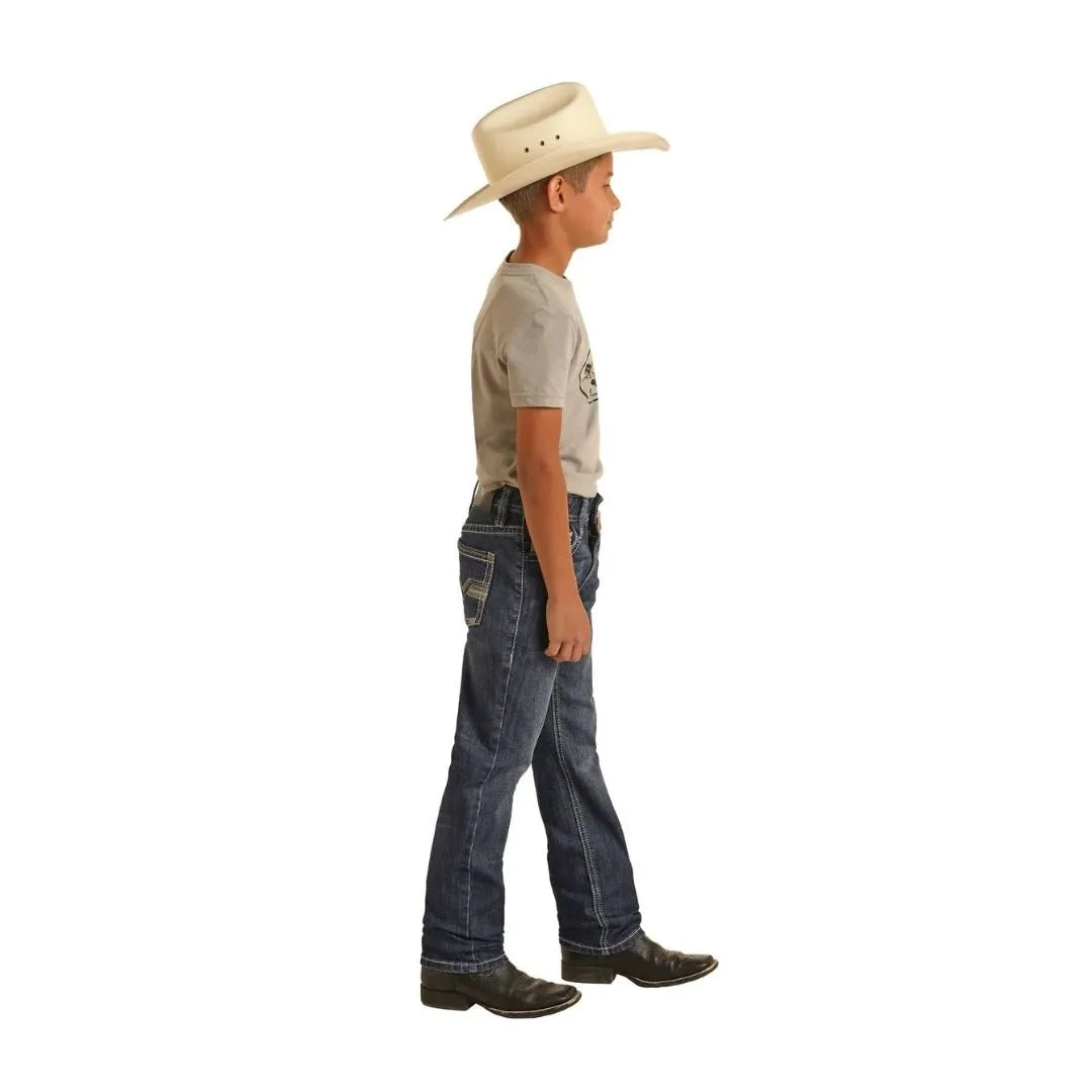Rock & Roll Boy's Revolver Slim Fit Jean
