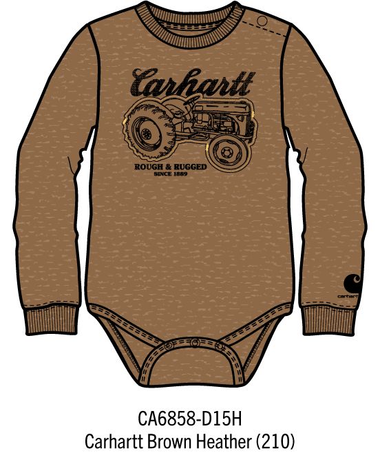 Carhartt Toddler LONG-SLEEVE TRACTOR BODYSUIT