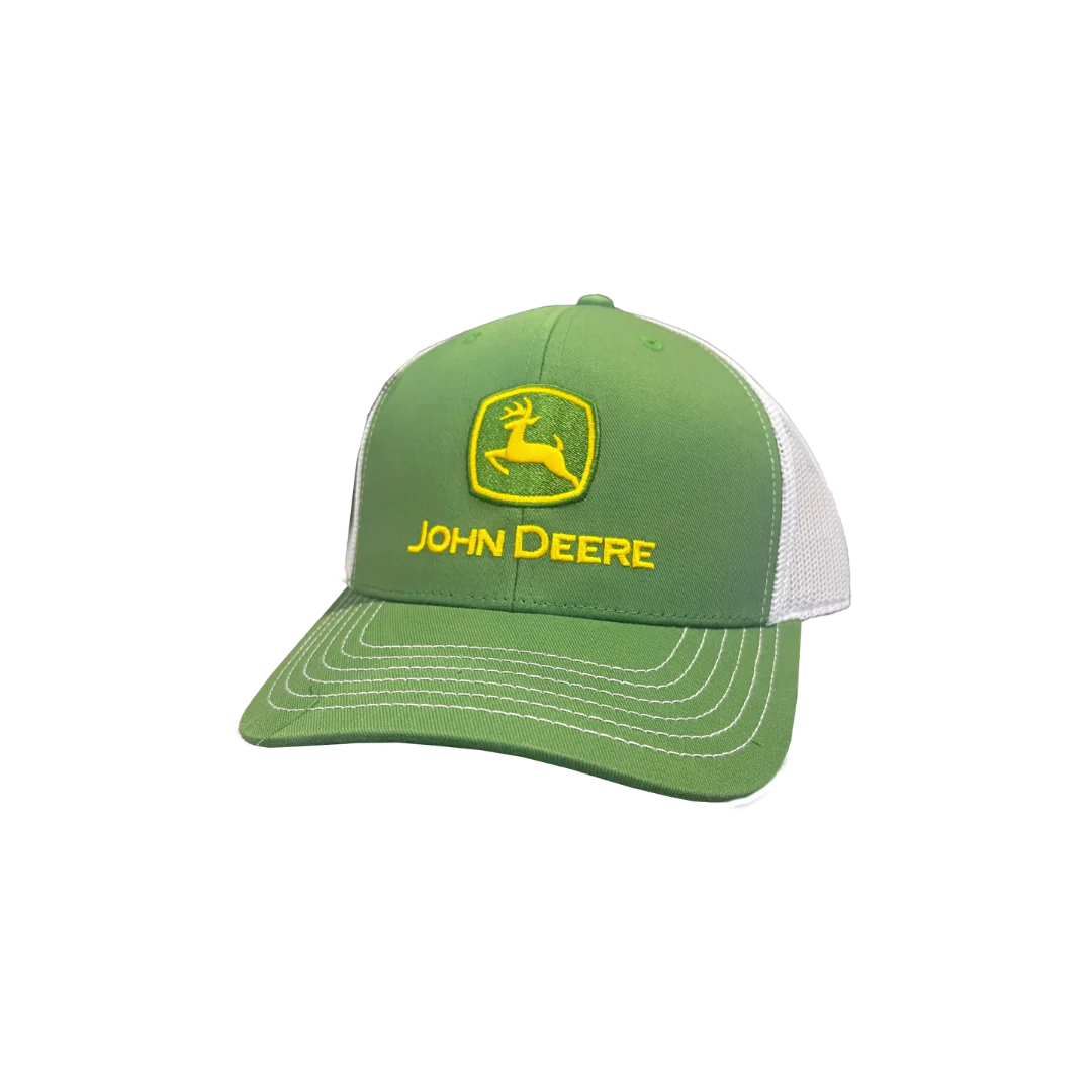 John Deere Men's Curled Green Cap w/ Classic Logo weis-western-wear