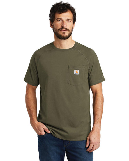 CARHARTT MEN'S FORCE COTTON DELMONT SHORT SLEEVE T-SHIRT