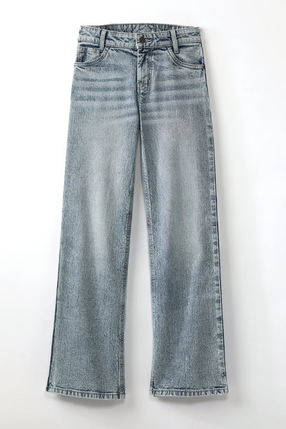 Cruel Girl Denim Girl's High Rise Wide Leg Jeans